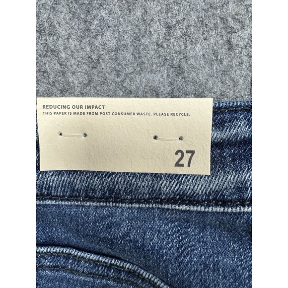 KanCan High Rise Bermuda Shorts Womens 27 Denim Blue Distressed Boho Western‎ - Picture 4 of 8